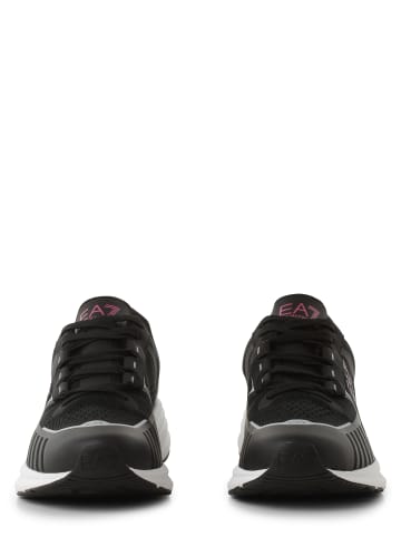 EA7 Sneaker in schwarz pink