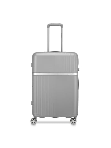 Roncato Airglam 4 Rollen Trolley M 68 cm mit Dehnfalte in grigio perla