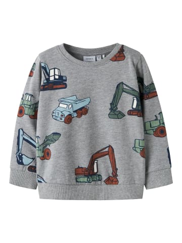 name it Sweatshirt NMMNENEAN LS SWE BRU in grey melange
