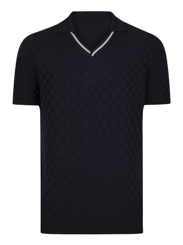 JIMMY SANDERS Poloshirt Kurzarm in navy