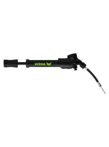 erima No Gender Pumpe mit Luftdruckmesser in schwarz/green gecko