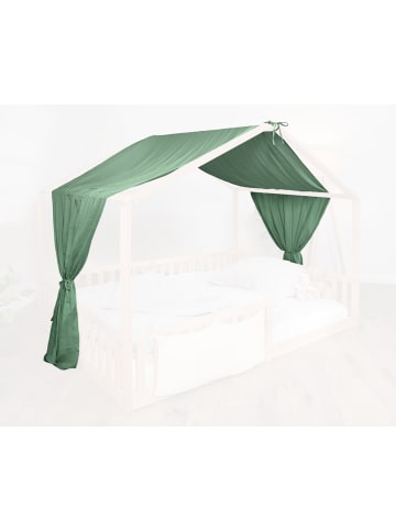 tiSsi tiSsi® Baldachin Musselin für Hausbetten 120-140x200 cm grün
