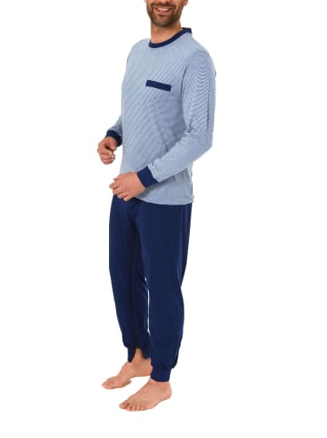 NORMANN Pflegeoverall langarm Reissverschluss - 35975 in blau