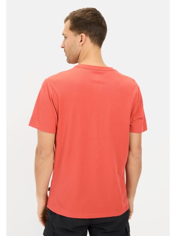 Camel Active T-Shirt mit Brusttasche in Rot