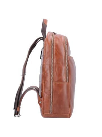 PICARD Buddy Business-Rucksack Leder 39 cm Laptopfach in cognac