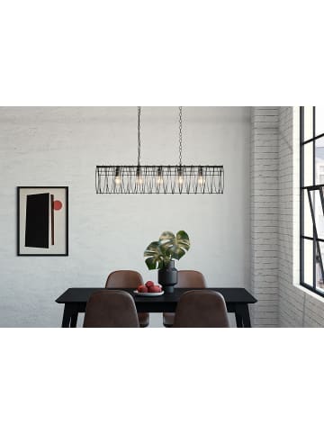 home24 Pendelleuchte Le Vernet II in Schwarz