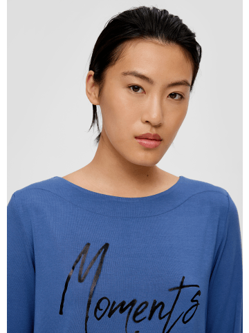 s.Oliver T-Shirt langarm in Blau