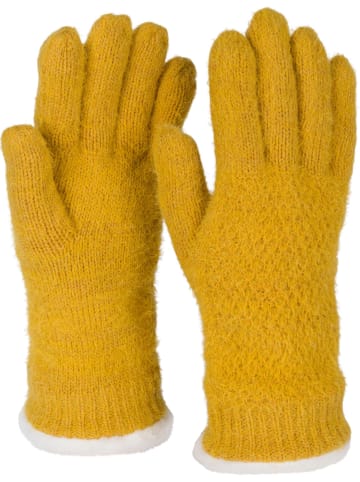 styleBREAKER Strickhandschuhe in Curry