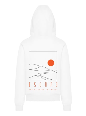 F4NT4STIC Hoodie Escape Discover the World Landscape in weiß