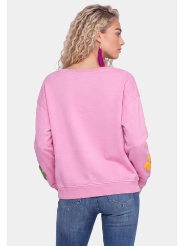 IZIA Women Sweatshirt in Pink