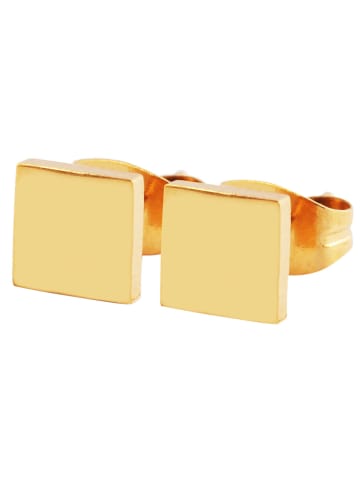 Adeliás Damen Ohrringe – Ohrstecker aus Edelstahl in gold