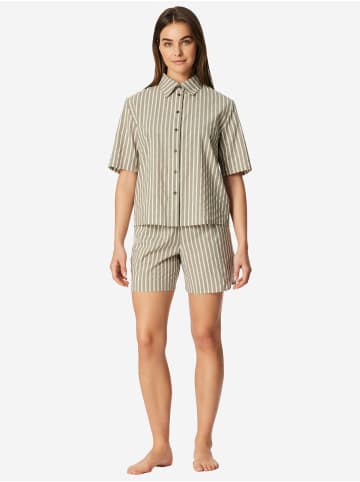 Schiesser Pyjama Selected Premium in oliv