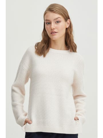 Oxmo Strickpullover OXMilla 21800084-ME  Strickpullover mit Strukturmuster in Beige