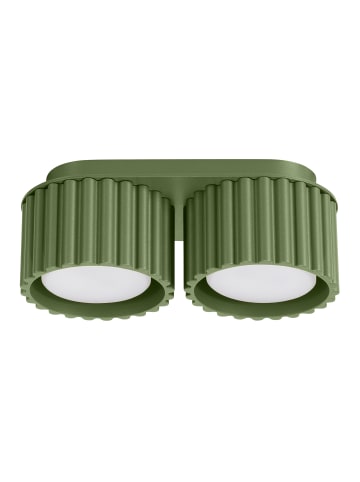 Nice Lamps Plafond ZORA 2 olive H 8 cm