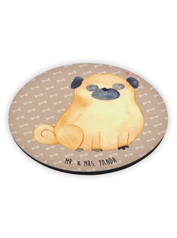 Mr. & Mrs. Panda Kühlschrankmagnet Mops ohne Spruch in Hundeglück