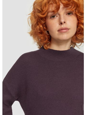 QS Strickpullover langarm in Lila