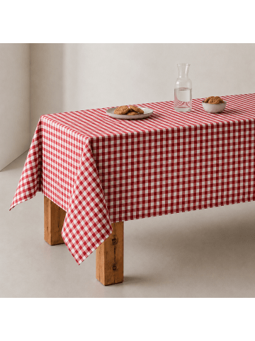 GAMUSI Tischdecke „Vichy“ in Rot
