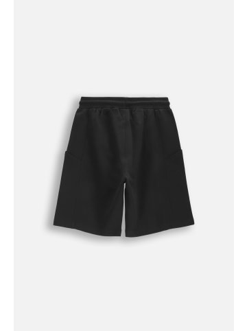 Coccodrillo Kurze Baumwollshorts in schwarz