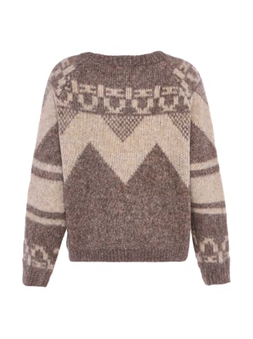 Jalene Damen Sweater in HELLBRAUN