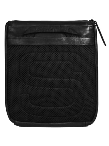 SPIKES & SPARROW Kulturtasche in schwarz