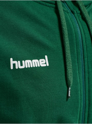 Hummel Baumwoll-Hoodie Hmlgo Cotton Zip Hoodie in EVERGREEN