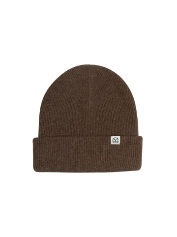 MOSS COPENHAGEN Lowee Icon Beanie in Slate Black