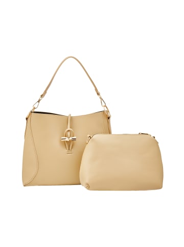 Usha Handtasche in Dunkelbeige