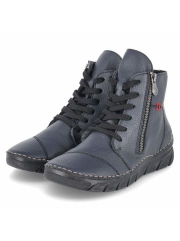 rieker Schnürstiefel in blau