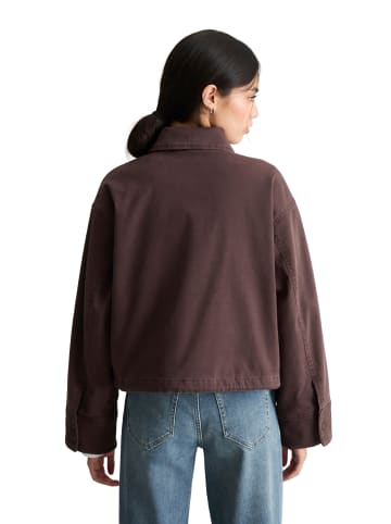 Marc O'Polo DENIM Canvasjacke regular in Espresso Brown