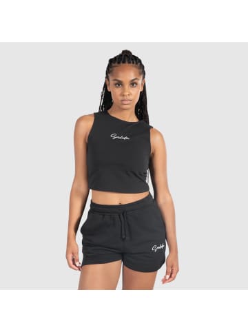 SMILODOX Crop Top Rosina in Schwarz