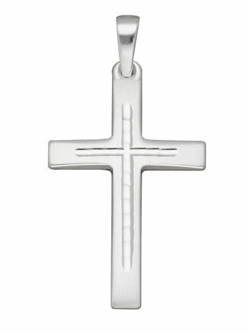 Adeliás 925 Silber Kreuz Anhänger in silber