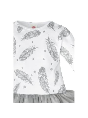 Makoma Babykleid Federn in weiss