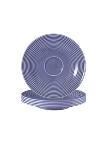 Seltmann Weiden 6er Set Untertassen Beat Color Glaze ø 16,7 cm in Altrosa
