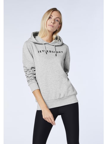 Jette Sport Kapuzensweatshirt in Grau