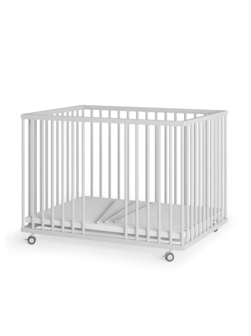 Sämann Sämann Laufgitter mit Schlupfsprossen - weiß - Premium Kollektion