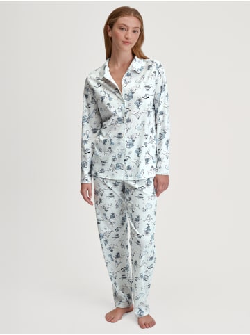 Calida Pyjama in cascade blue