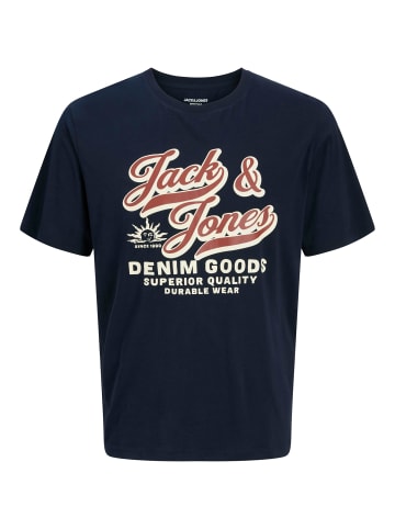 JACK & JONES Junior T-Shirt JJELOGO TEE S/S ONECK 2 COL JNR in sky captain
