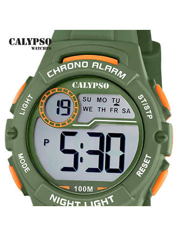 Calypso Digital-Armbanduhr Calypso Junior grün