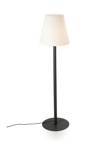 HOBERG Standleuchte dimmbar 220V schwarz/weiß 187cm hoch Weiß