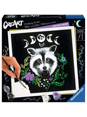 Ravensburger Ravensburger CreArt Adults Trend - Pixie Cold: Waschbär in bunt