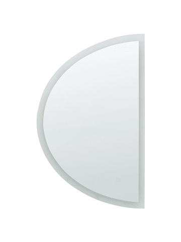 Beliani Badezimmerspiegel BEZONS in Silber - (W) 49 x (H) 80 x (L) 3 cm