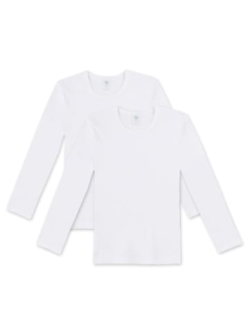 Sanetta Longsleeve 2er Pack in Weiß