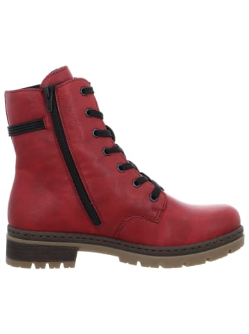 rieker Schnürstiefelette in rot