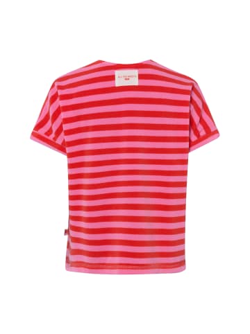 Marie Lund Frottee-Shirt in pink rot - 0002