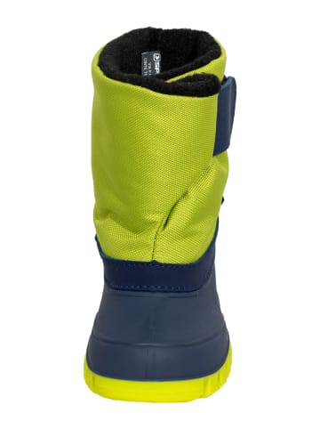 Spirale Kinder-Winterstiefel Kovu gefüttert in lime/blau