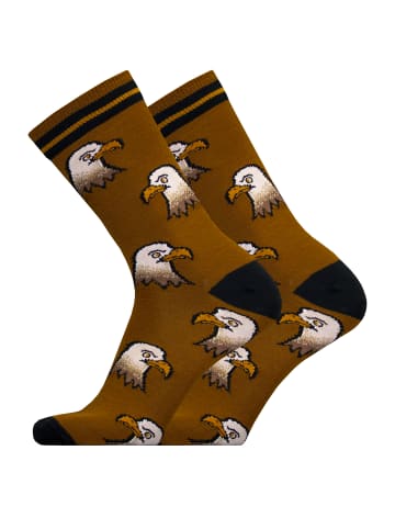 UphillSport Socken 'EAGLE' 2er Pack in Brown