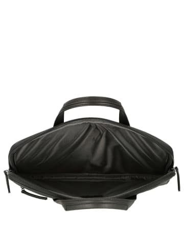 D&N Business Line - Aktentasche 40 cm Leder (black) in schwarz