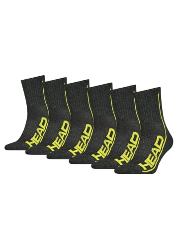 HEAD Socken 6er Pack in Dunkelgrau