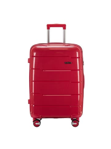 COFI 1453 3 tlg Hartschale Trolley Set Kofferset Reisekoffer in Rot