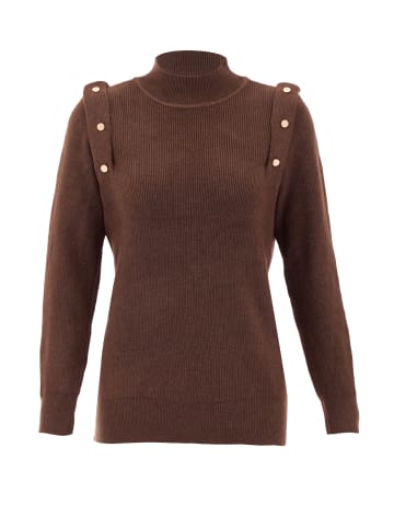 faina Women Sweater in Taupe